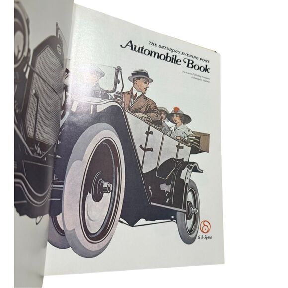 The Automobile Book by The Saturday Evening Post, Antique Vintage Art 1979 HB - Picture 10 of 11